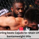 Sterling beats Cejudo to retain UFC bantamweight title