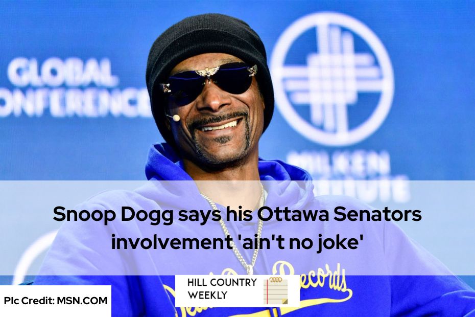 Snoop Dogg says his Ottawa Senators involvement 'ain't no joke'