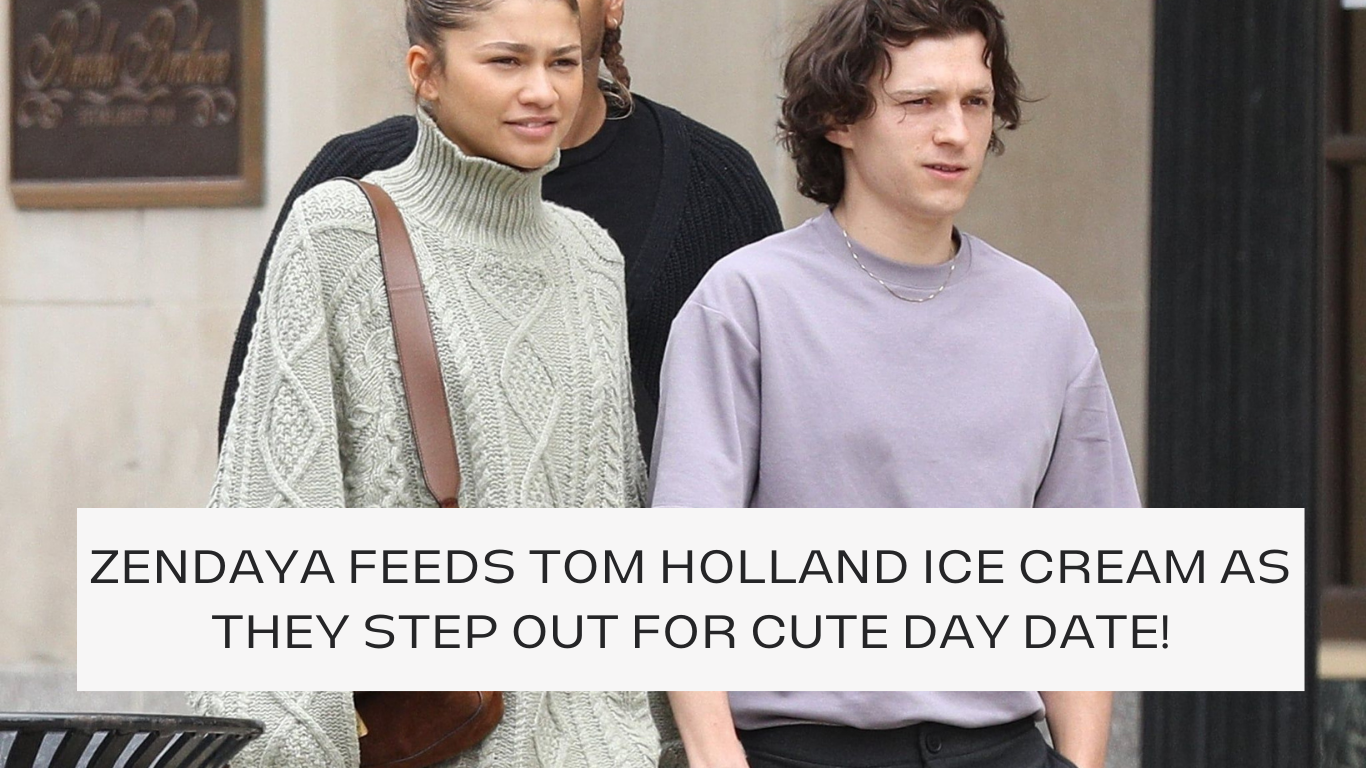 Zendaya Feeds Tom Holland Ice Cream As They Step Out For Cute Day Date