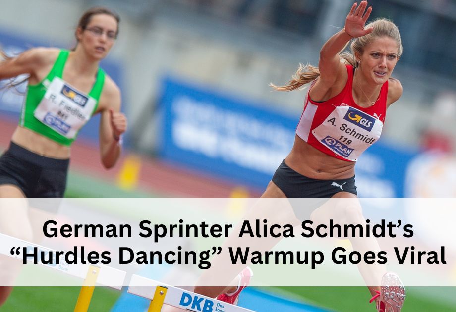 German Sprinter Alica Schmidt’s “Hurdles Dancing” Warmup Goes Viral