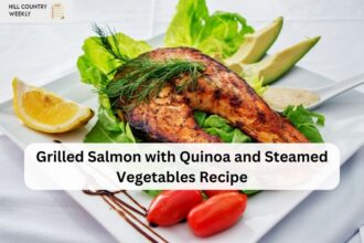 Grilled Salmon with Quinoa and Steamed Vegetables Recipe