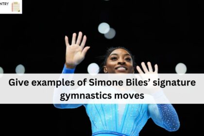 Give examples of Simone Biles’ signature gymnastics moves
