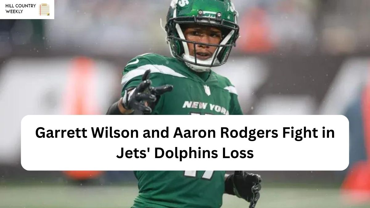 Garrett Wilson and Aaron Rodgers Fight in Jets' Dolphins Loss