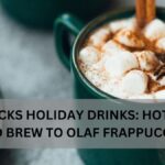 STARBUCKS HOLIDAY DRINKS HOT COCOA COLD BREW TO OLAF FRAPPUCCINO