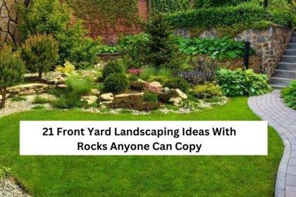 21 Front Yard Landscaping Ideas With Rocks Anyone Can Copy